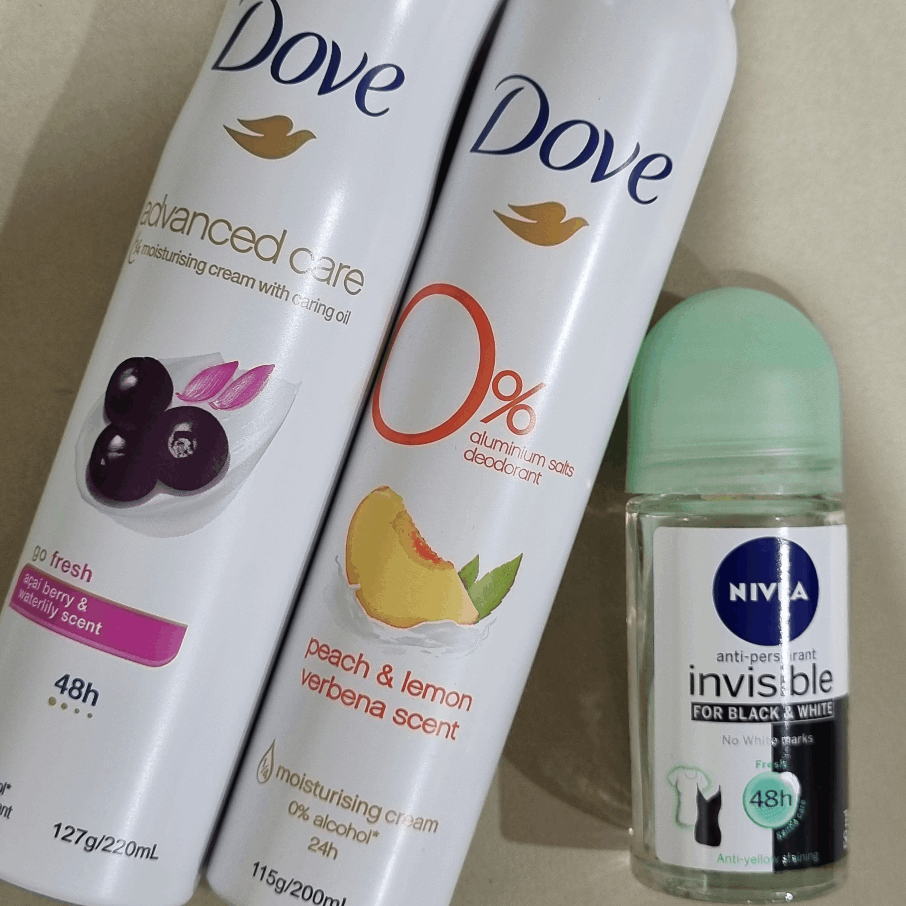 I want underarm spray